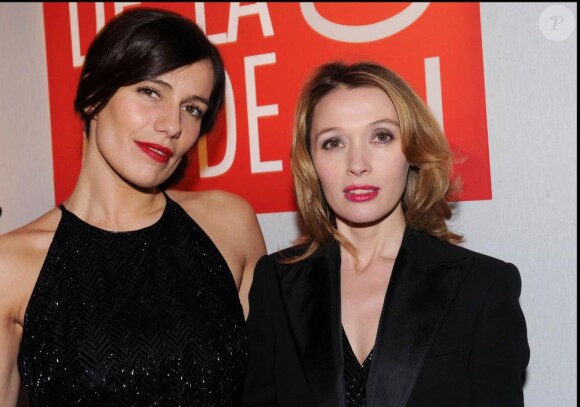 Zoé Félix et Anne Marivin au Dîner de la mode 2011, le 27 janvier, à Paris.