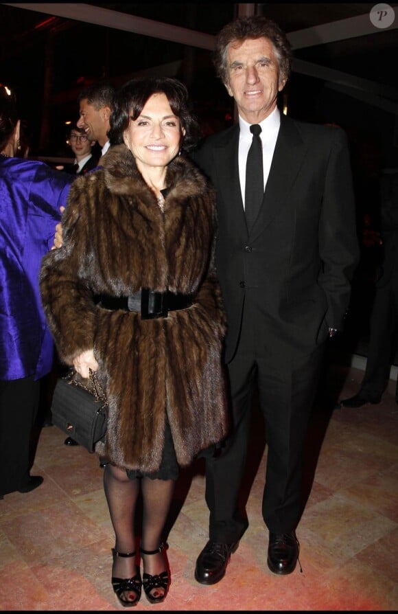 Jack Lang et son épouse au Dîner de la mode 2011, le 27 janvier, à Paris.