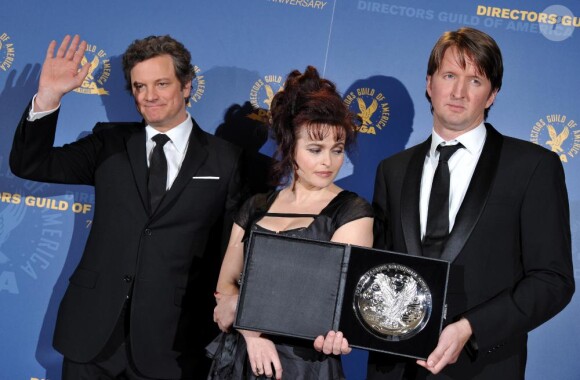 Tom Hopper reçoit le prix du meilleur réalisateur à la cérémonie des Director's Guild of America à Los Angeles, le 29 janvier 2011.