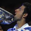 La victoire de Novak Djokovic en finale de l'Open d'Australie en 2011 fait le bonheur des uns, et le malheur des autres : dans les tribunes de la Rod Laver Arena, sa grande amie Ana Ivanovic exulte, tandis que Kim Sears fait grise mine...
