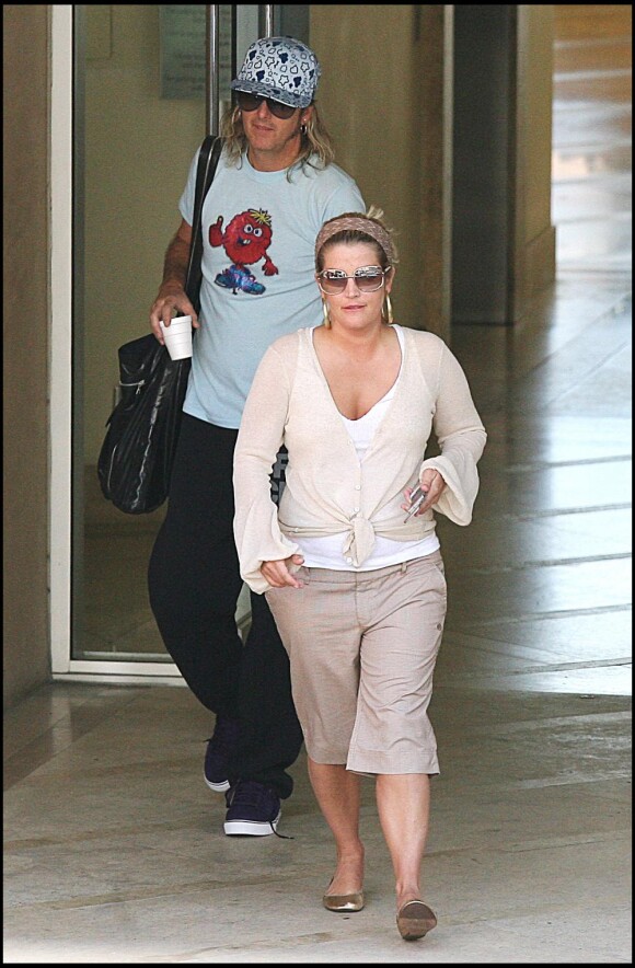 Lisa-Marie Presley et son mari Michael en 2007