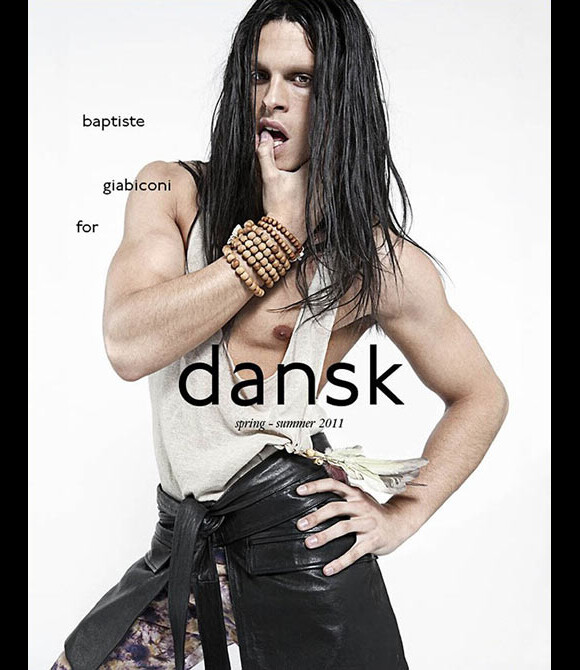 Baptiste Giabiconi en couverture de Dansk Magazine