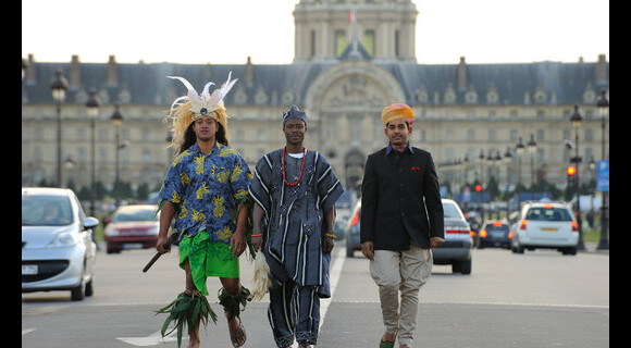 Le Prince Tidjani, le Prince Yadvendra et le Prince Luc, héros de l'émission déprogrammée baptisée Trois princes à Paris.