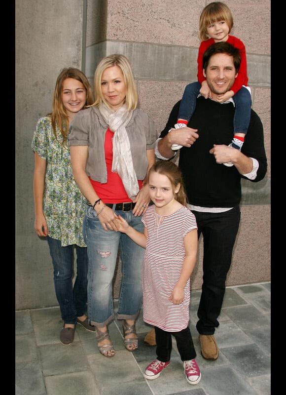Jennie Garth et son mari Peter Facinelli, avec leurs trois filles