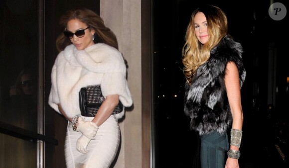 Elle Macpherson, Jennifer Lopez, deux styles pour une nuit !