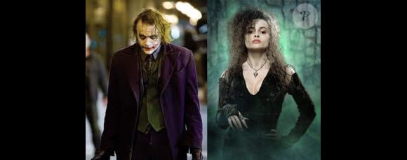 Bellatrix Lestrange (Helena Bonham Carter) de Harry Potter est le genre de femmes qui vous traumatisent. Le Joker de Batman, The Dark Knight (Heath Ledger) est parfait pour elle ! 