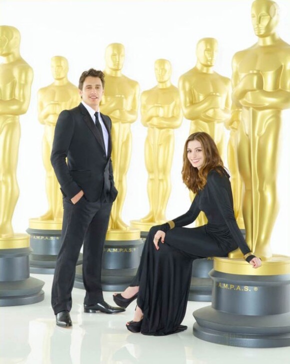 James Franco et Anne Hathaway coanimeront les Oscars qui se tiendront à Hollywood, le 27 février 2011.