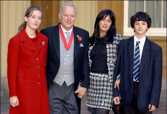 David Gilmour, sa femme Polly et Alice et Charlie, 2003