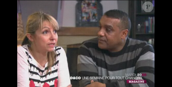 Abdel et Nathalie, candidats de D&Co, qui ont tenté de revendre la maison redécorée par Valérie Damidot.