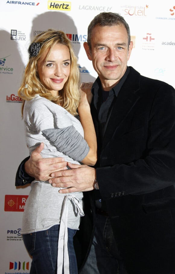 Hélène de Fougerolles et Jean-Yves Berteloot lors du Festival de Luchon, le 11 février 2011