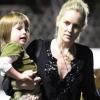 Sharon Stone et son adorable fils Quinn à Los Angeles lors d'une balade à deux. Le