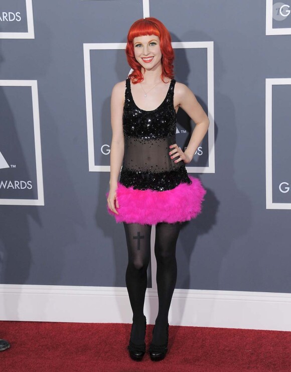 53e cérémonie des Grammy Awards, le 13 Février 2011 : Hayley Williams du groupe Paramore