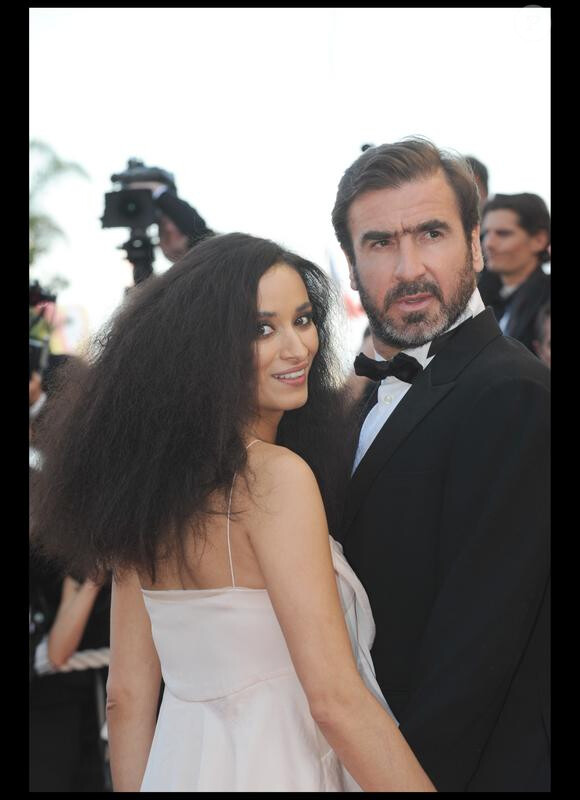 Rachida Brakni et Eric Cantona lors du festival de Cannes en mai 2009