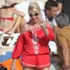 Ivana Trump passe quelques jours sous le soleil de Saint-Barthélémy. Février 2011