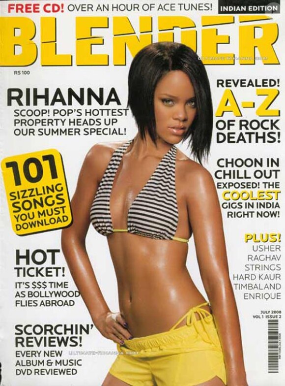 Rihanna en couverture de Blender 