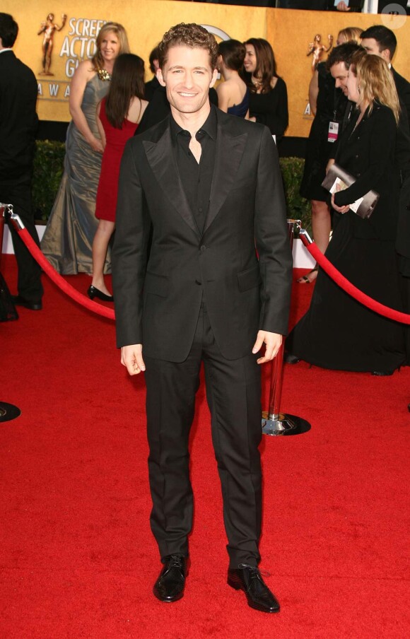 Matthew Morrison, Screen Actors Guild Awards, Los Angeles, le 30 janvier 2011