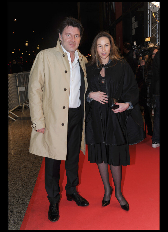 Philippe Lellouche et Vanessa Demouy lors de l'avant-première du film Le Marquis à Paris le 21 février 2011