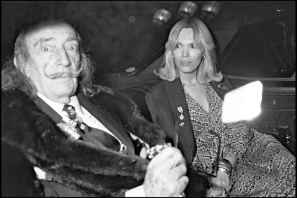 Amanda Lear et Salvador Dali dans les années 70