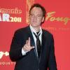 Quentin Tarantino arrive au gala organisé au restaurant le Fouquet's à Paris, le 25 février 2011.