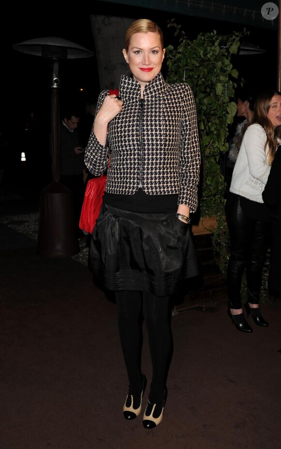 Alice Evans au diner organisé par Chanel avant les Oscars au restaurant Madeos à Los Angeles, le 26 février 2011.
