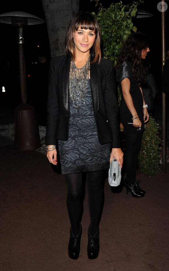 Rashida Jones au diner organisé par Chanel avant les Oscars au restaurant Madeos à Los Angeles, le 26 février 2011.