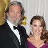 Jeff Bridges et Natalie Portman aux Oscars le 17 février 2011. Elle a été sacrée meilleure actrice