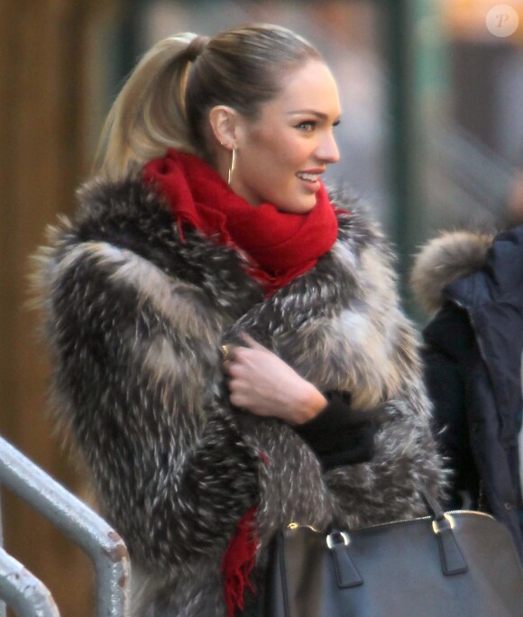 Candice Swanepoel à New York, le 1er mars 2011.