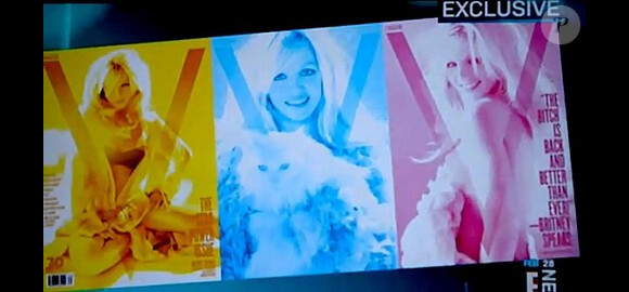 Britney Spears a posé sous l'objectif de Mario Testino pour la revue américaine V Magazine.