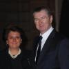 Henri de Raincourt et son épouse lors du dîner avec l'invité d'honneur le président d'Afrique du sud, à l'Elysée le 2 mars 2011 à Paris
 