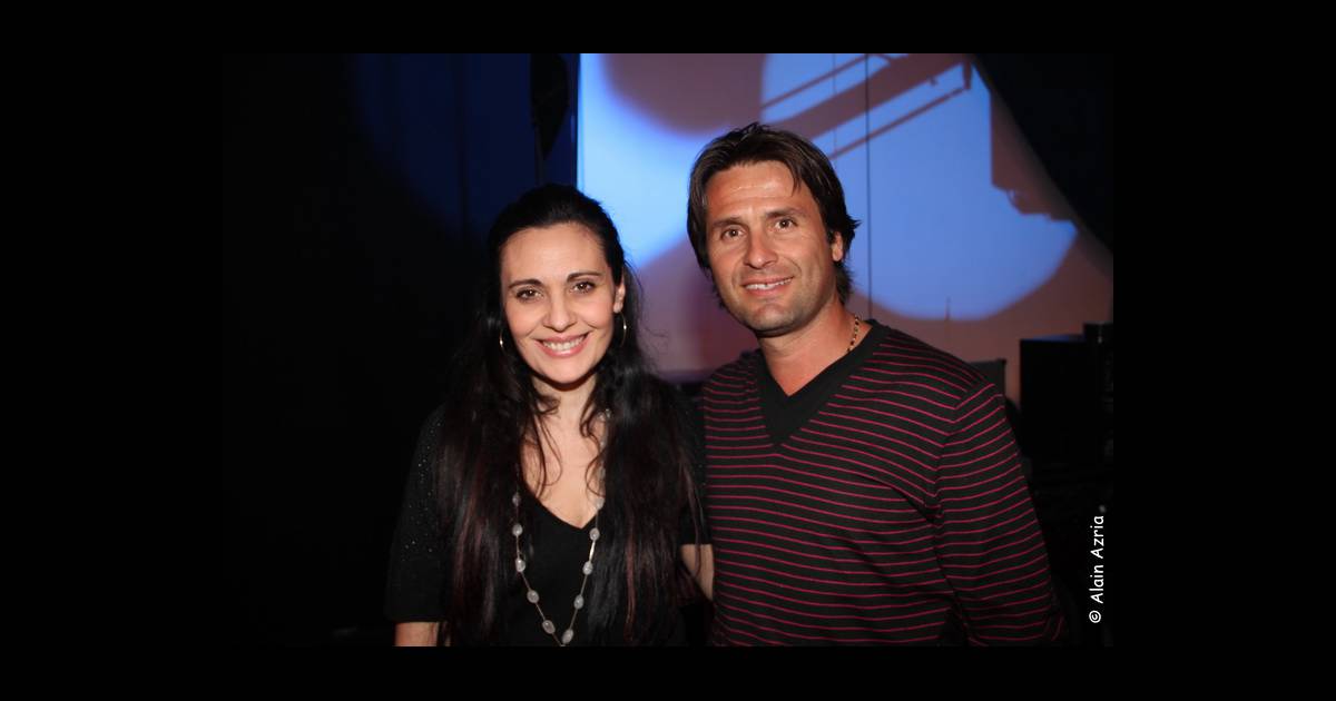 Olivia Cattan et Fabrice Santoro dans les coulisses de l'émission