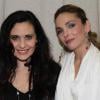 Olivia Cattan et Claire Keim dans les coulisses de l'émission Chabada spéciale journée de la femme diffusée le 7 mars 2011 sur France 3