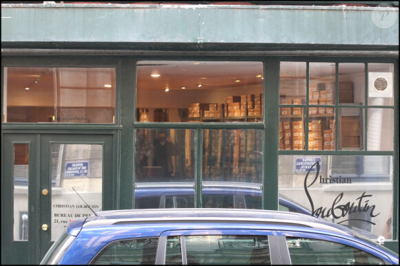 La boutique de Christian Louboutin (Paris, 5 mars 2011)
