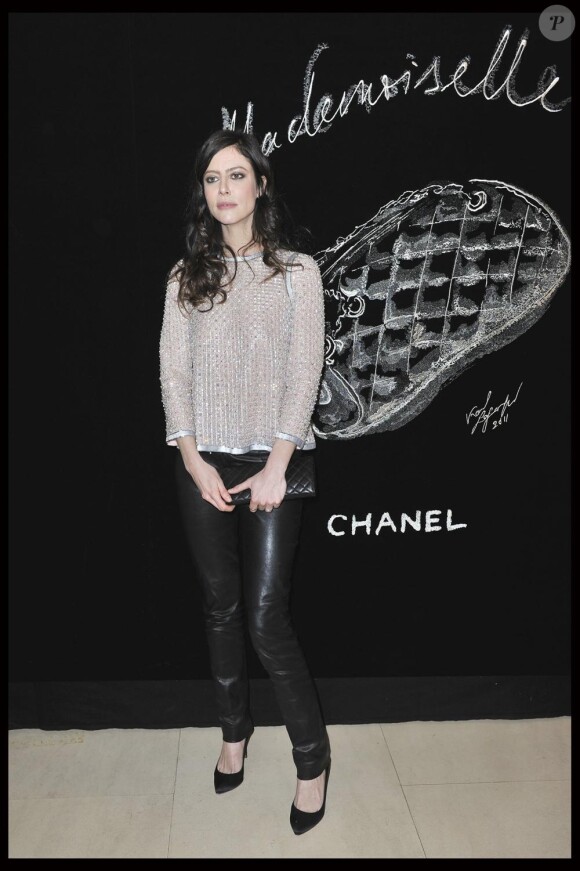 Anna Mouglalis à la soirée privée Chanel organisée en l'honneur de Blake Lively rue Cambon le samedi 5 mars 2011
