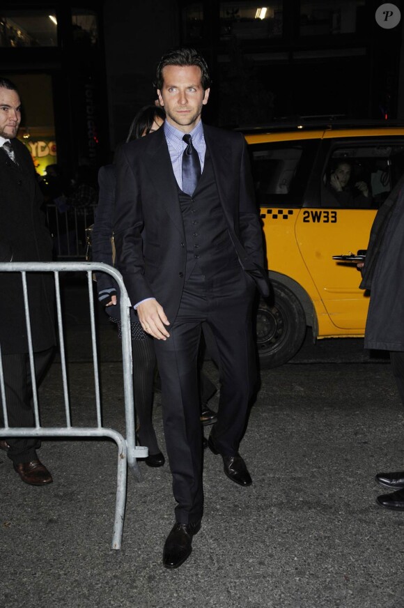 Bradley Cooper à l'occasion de l'avant-première de Limitless, au Regal Union Square Theatre de New York, le 8 mars 2011.