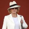 Jane Fonda et son mari Richard Perry à l'aéroport de Mexico le 9 mars 2011