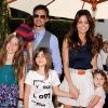 David Charvet et Brooke Burke en famille lors du gala de charité organisé par le designer John Varvatos à Los Angeles le 13 mars 2011