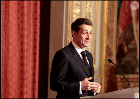 Nicolas Sarkozy en mars 2011 à l'Elysée