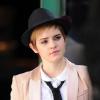 Emma Watson à Paris pour la réalisation d'une campagne pour Lancôme - mars 2011
