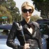 Paris Hilton va célébrer l'anniversaire de sa maman Kathy Hilton, au Il Cielo Cafe de Beverly Hills, le 18 mars 2011.