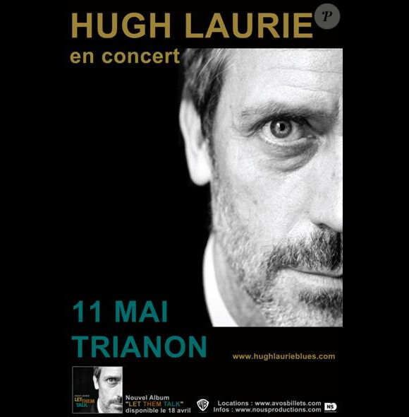 Hugh Laurie le 11 mai au Trianon