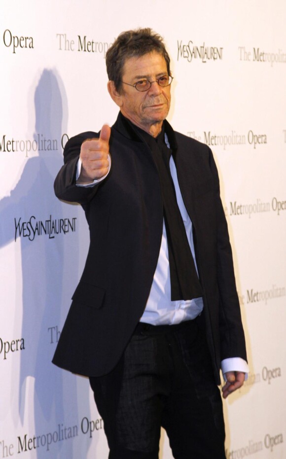 Lou Reed lors de la première de l'Opéra Le Comte Ory le 24 mars 2011