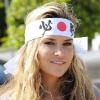 Brooke Mueller a une façon bien particulière d'apporter son soutien au Japon, mercredi 16 mars.