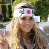 Brooke Mueller a une façon bien particulière d'apporter son soutien au Japon, mercredi 16 mars.