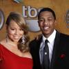Mariah Carey et son mari Nick Cannon, victime de contraction qui l'ont envoyée à l'hôpital le 27 mars 2011, jour de son anniversaire