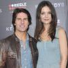 Katie Holmes et Tom Cruise à la première mondiale de la série The Kennedys, le 28 mars 2011, à Beverly Hills (Los Angeles, USA).
