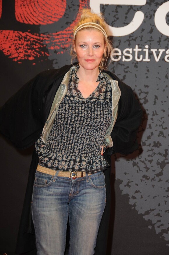 Florence Thomassin à l'occasion de la soirée d'ouverture du 3e Festival du Film Policier de Beaune, le 30 mars 2011.