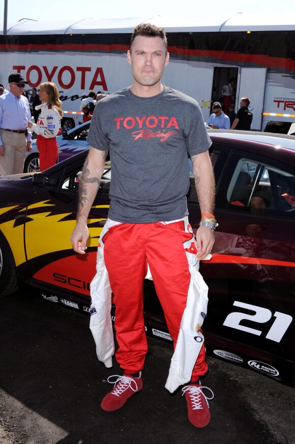 Brian Austin Green lors de la course Toyota des célébrités, à Long Beach le 5 avril 2011