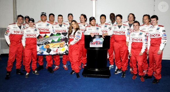 La course Toyota des célébrités, à Long Beach le 5 avril 2011