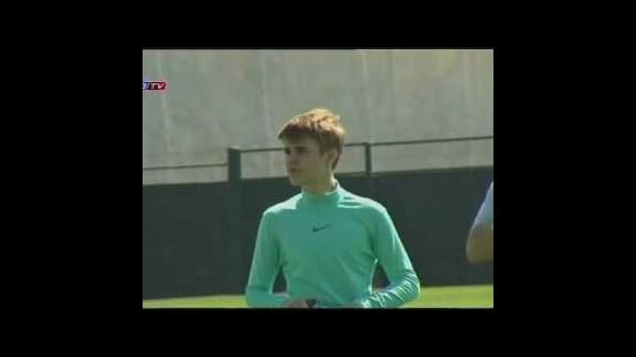 Quand Justin Bieber veut faire un foot, il rejoint l'effectif du FC Barcelone !