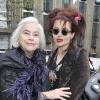 Helena Bonham Carter et sa mère lors de l'after party après la première représentation de la comédie musicale Betty Blue Eyes à Londres le 13 avril 2011